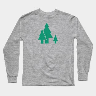 Tree Icon Long Sleeve T-Shirt